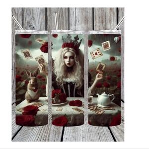 Gothic Queen and Rabbit Tumbler